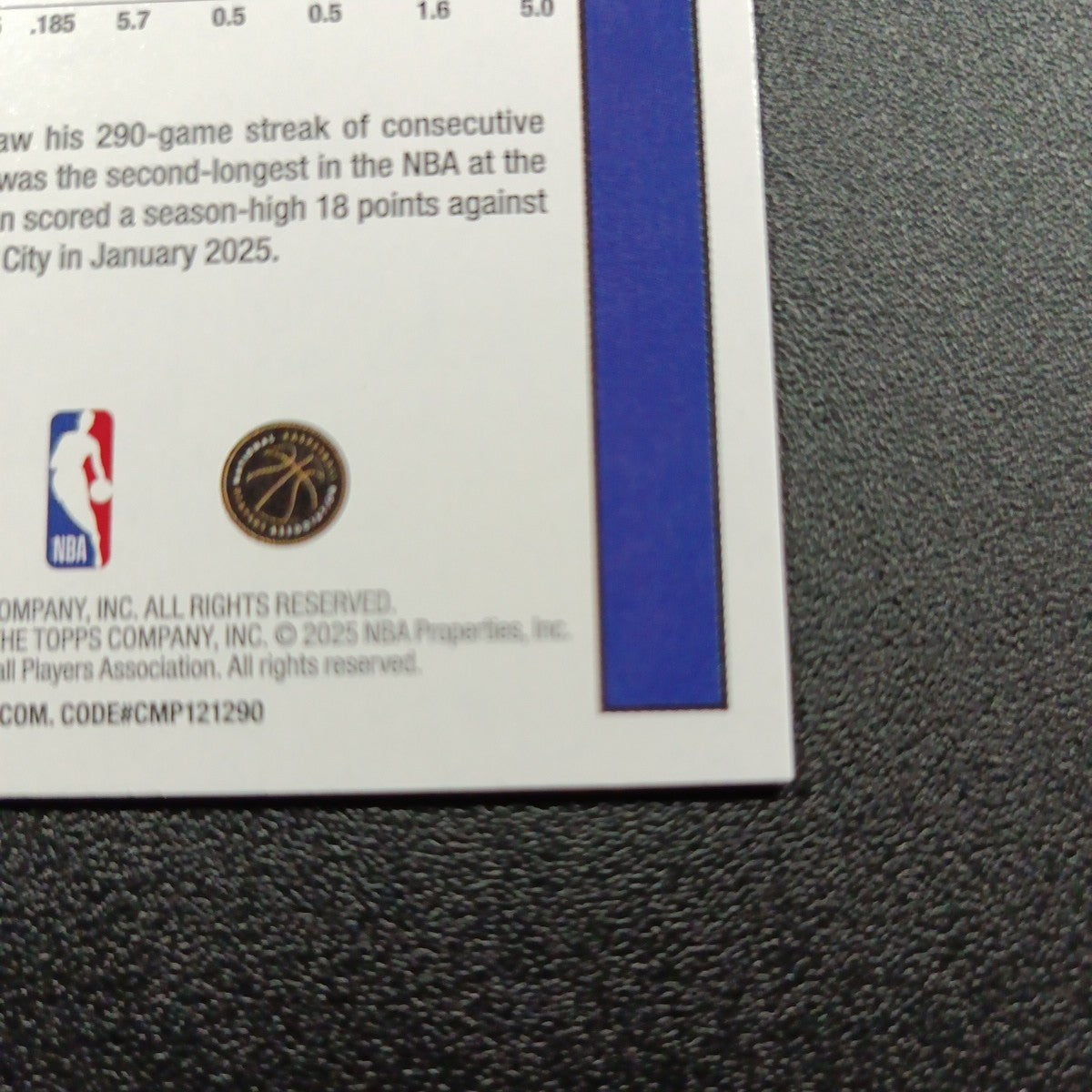 2025-26 Topps Basketball Card Kevon Looney Silver Foil 45th Anniversary