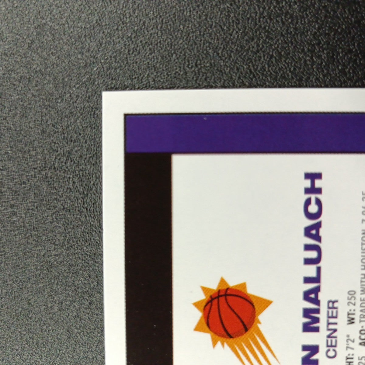 2025-26 Topps Basketball Card Khaman Maluach Silver Foil 45th Anniversary