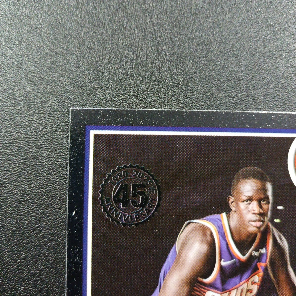 2025-26 Topps Basketball Card Khaman Maluach Silver Foil 45th Anniversary