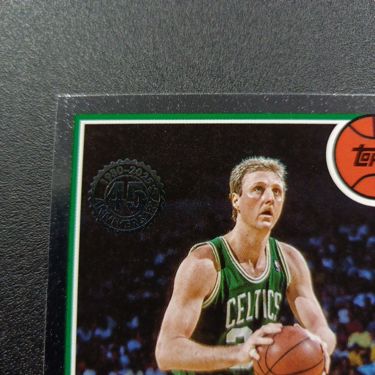 2025-26 Topps Basketball Card Larry Bird Silver Foil 45th Anniversary