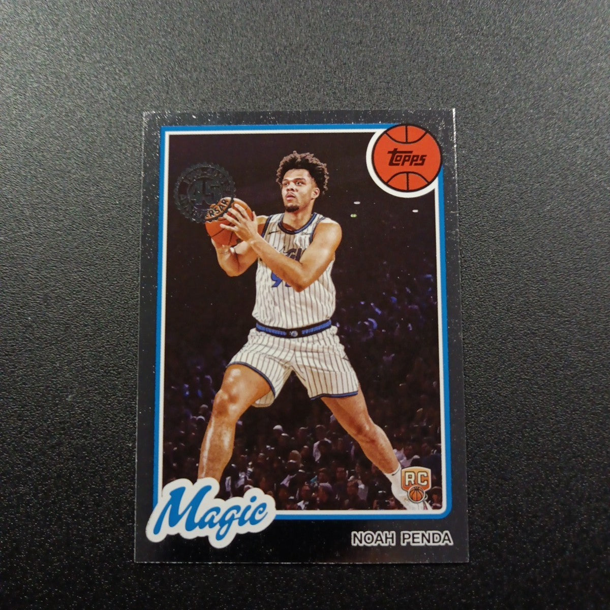 2025-26 Topps Basketball Card Noah Penda Silver Foil 45th Anniversary