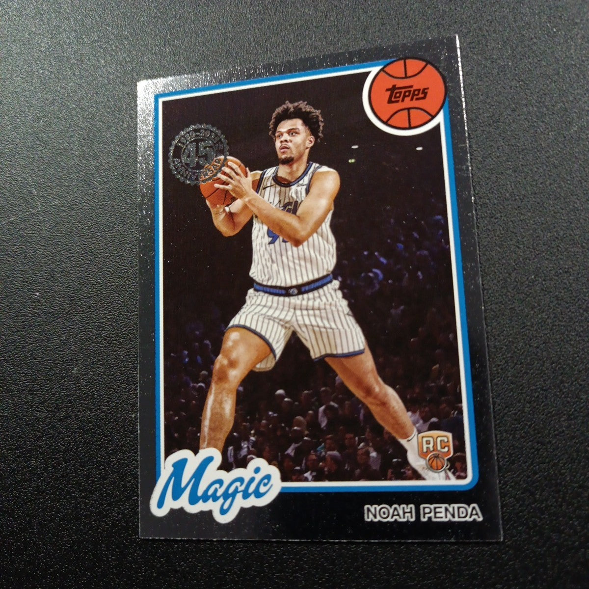 2025-26 Topps Basketball Card Noah Penda Silver Foil 45th Anniversary