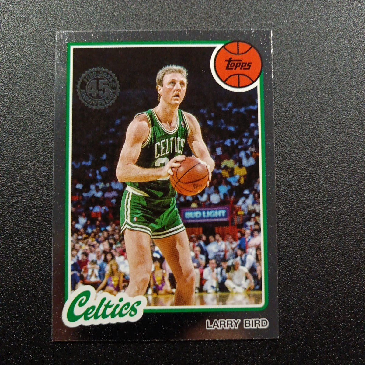 2025-26 Topps Basketball Card Larry Bird Silver Foil 45th Anniversary