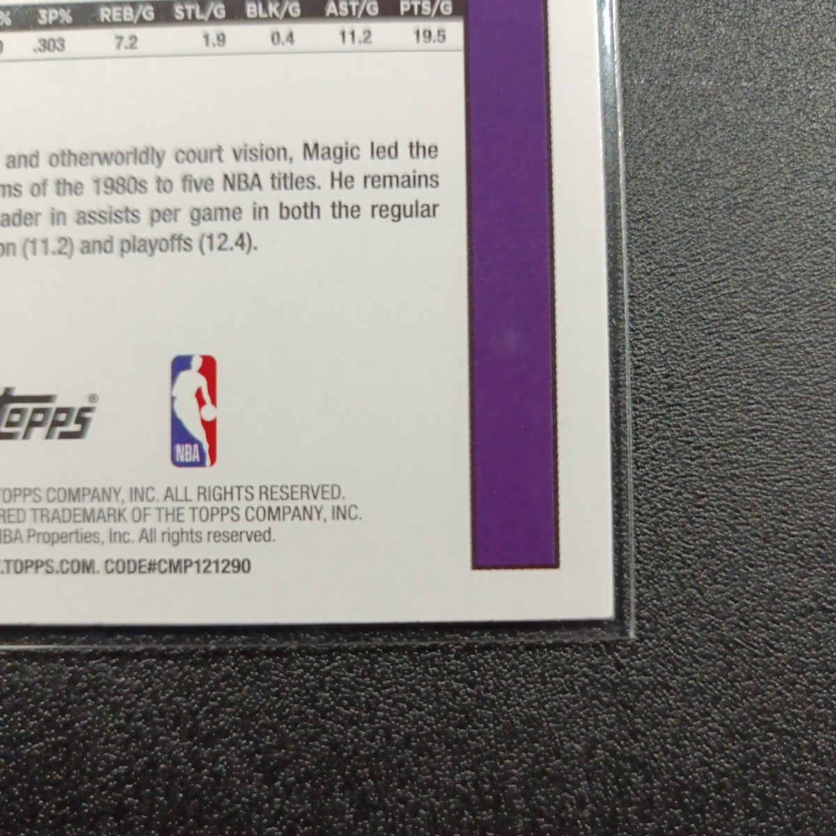 2025-26 Topps Basketball Card Magic Johnson Silver Foil 45th Anniversary