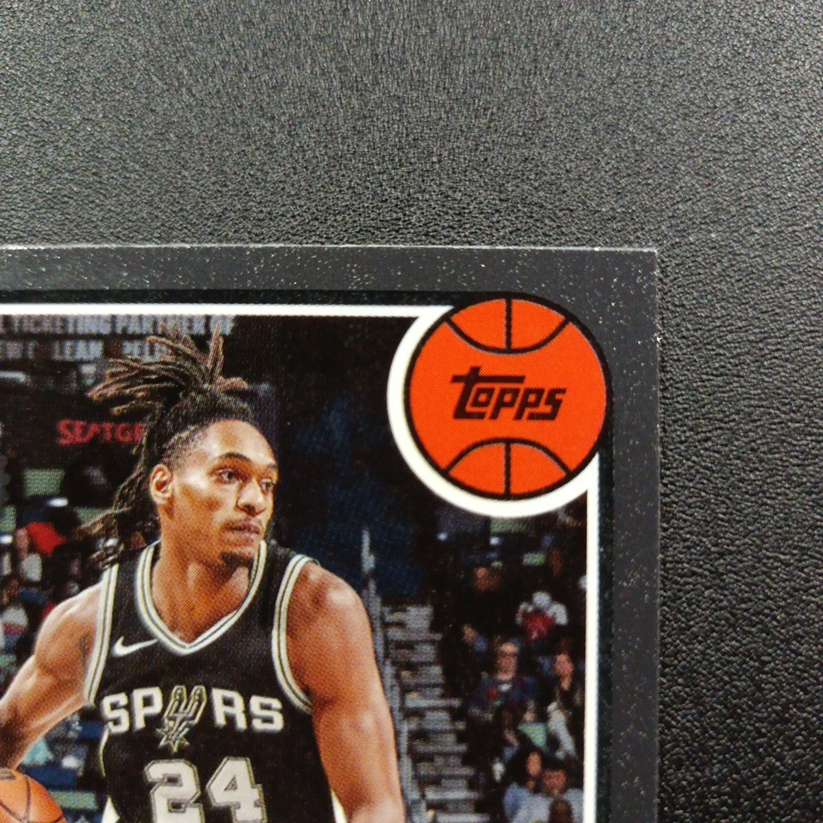 2025-26 Topps Basketball Card Devin Vassell Silver Foil 45th Anniversary