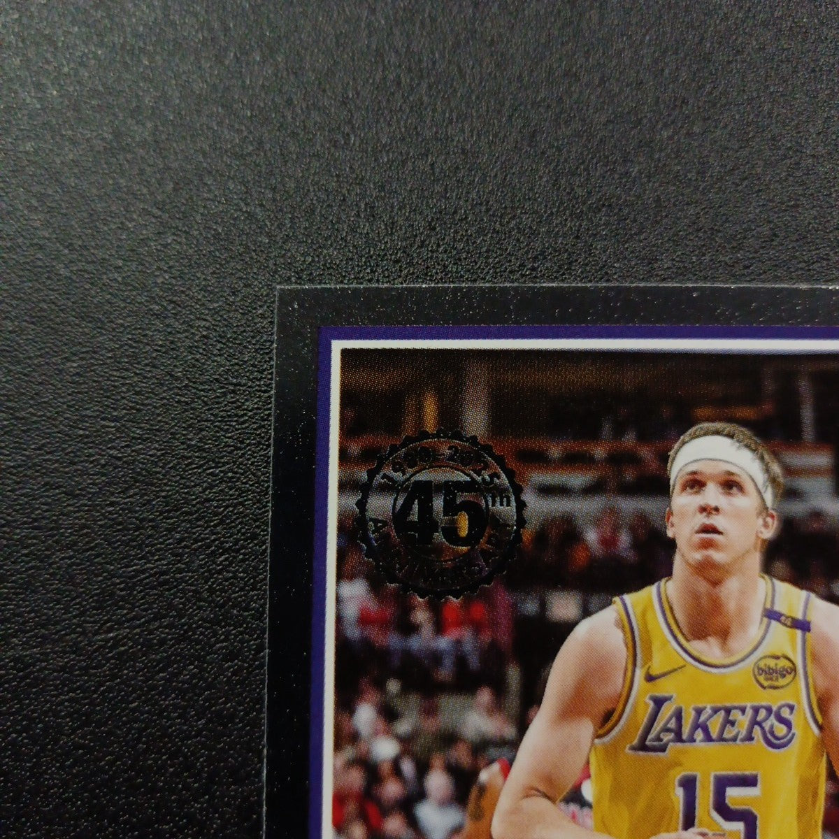 2025-26 Topps Basketball Card Austin Reaves Silver Foil 45th Anniversary