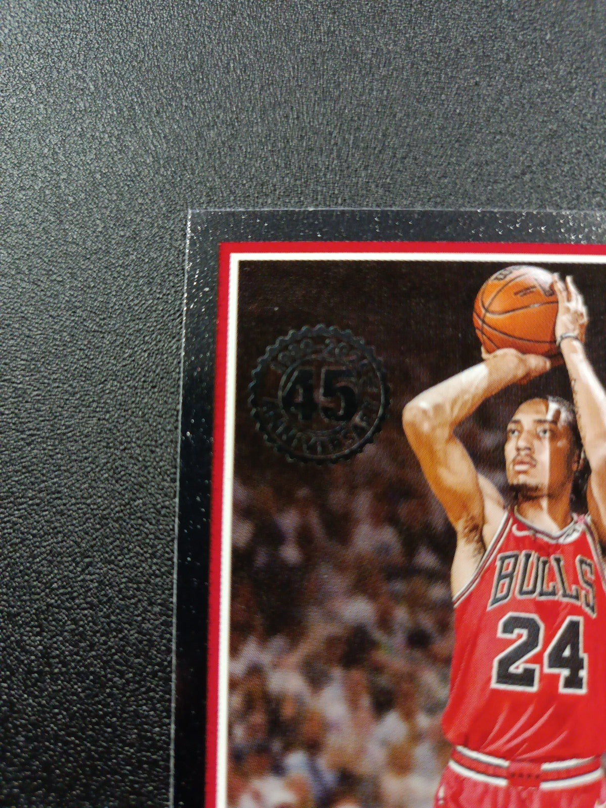 2025-26 Topps Basketball Card Noa Essengue Silver Foil 45th Anniversary