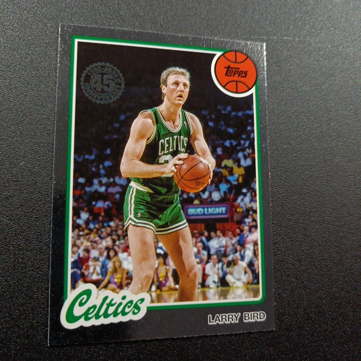 2025-26 Topps Basketball Card Larry Bird Silver Foil 45th Anniversary