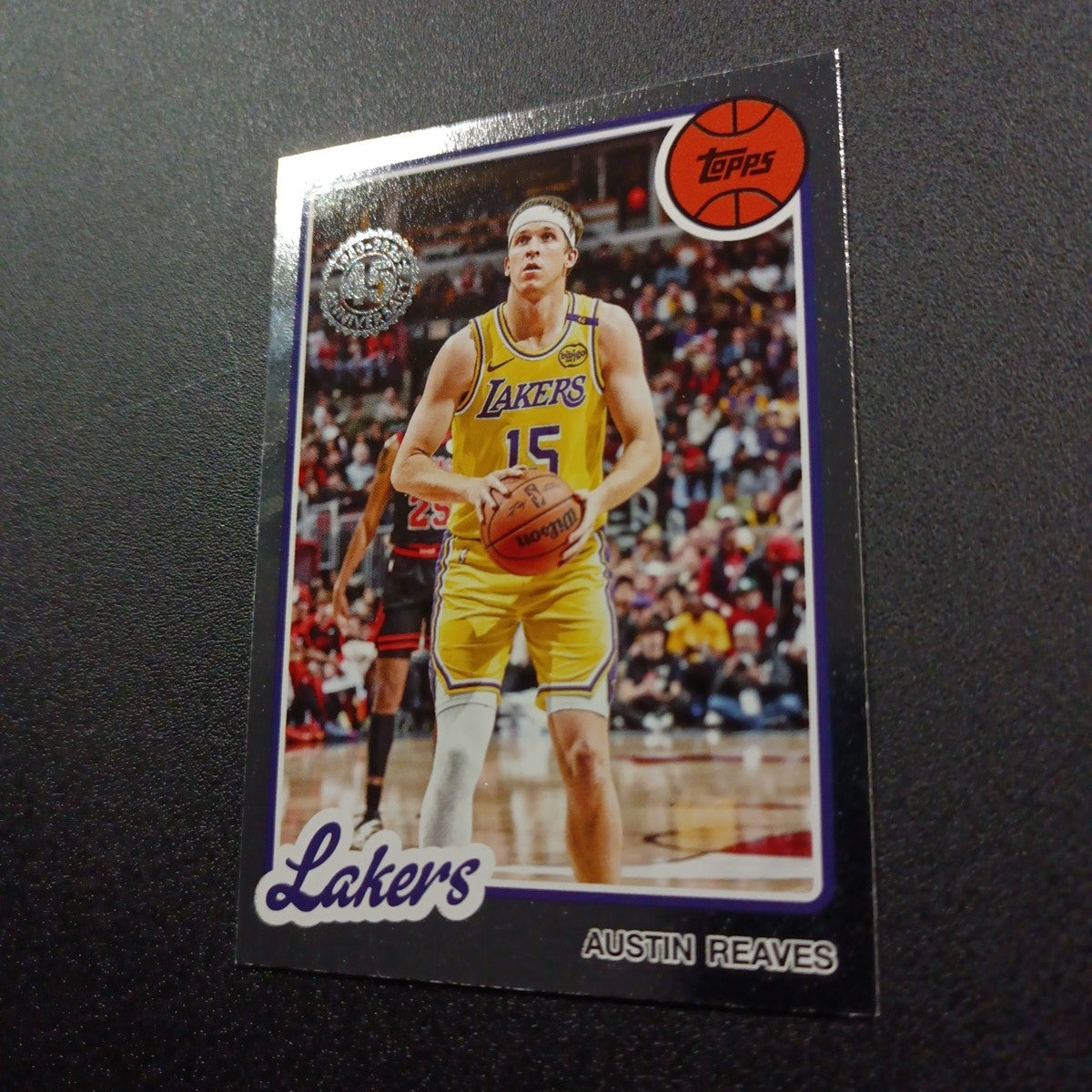 2025-26 Topps Basketball Card Austin Reaves Silver Foil 45th Anniversary