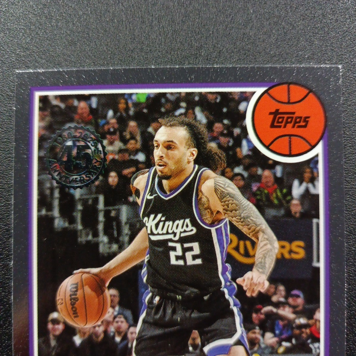 2025-26 Topps Basketball Card Devin Carter Silver Foil 45th Anniversary