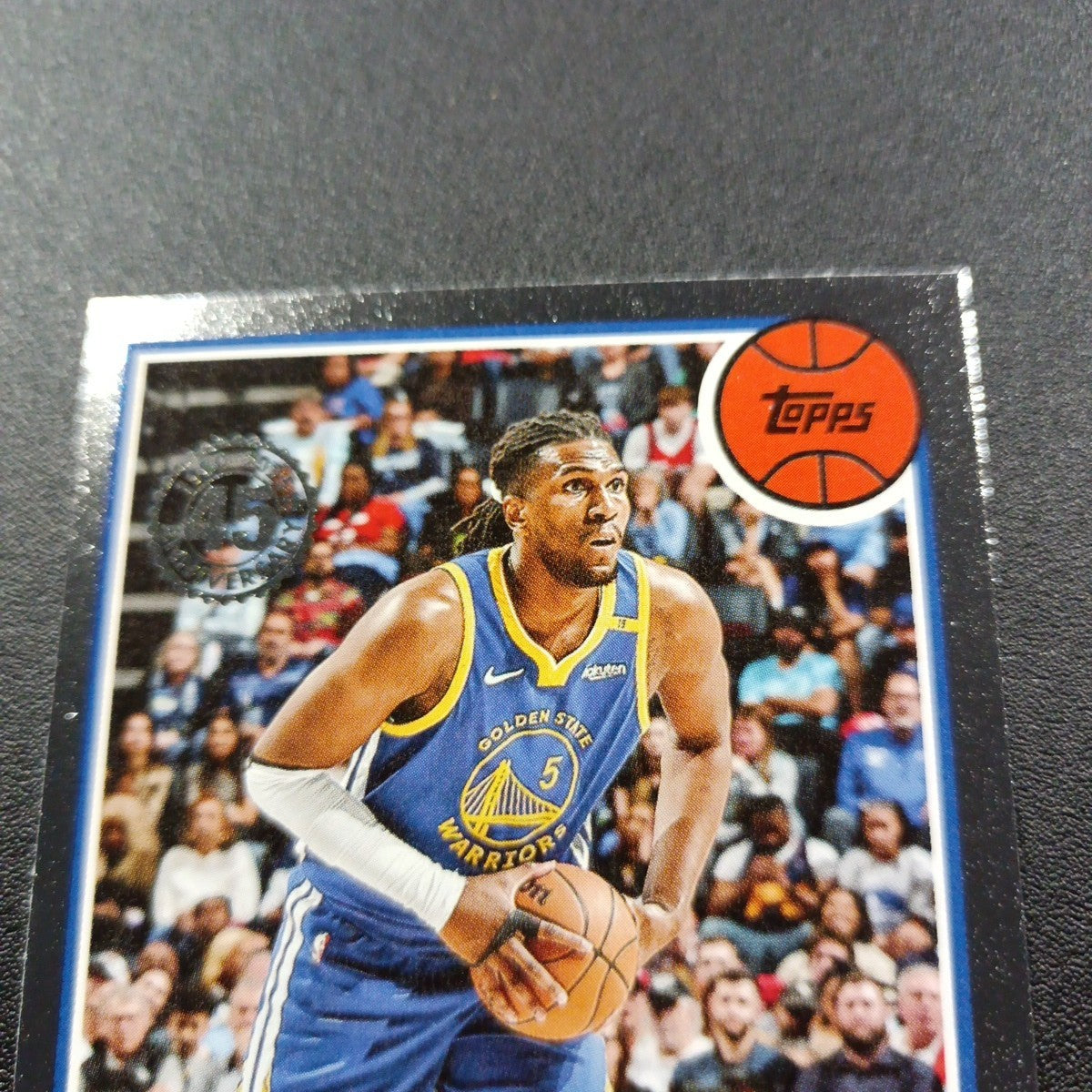 2025-26 Topps Basketball Card Kevon Looney Silver Foil 45th Anniversary