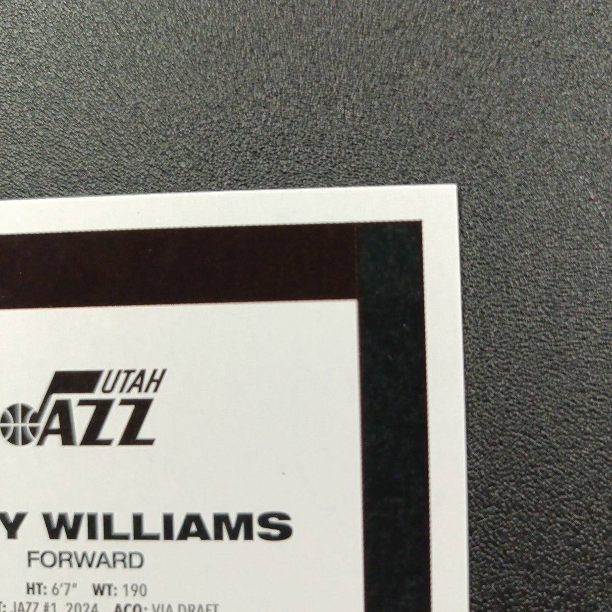 2025-26 Topps Basketball Card Cody Williams Silver Foil 45th Anniversary