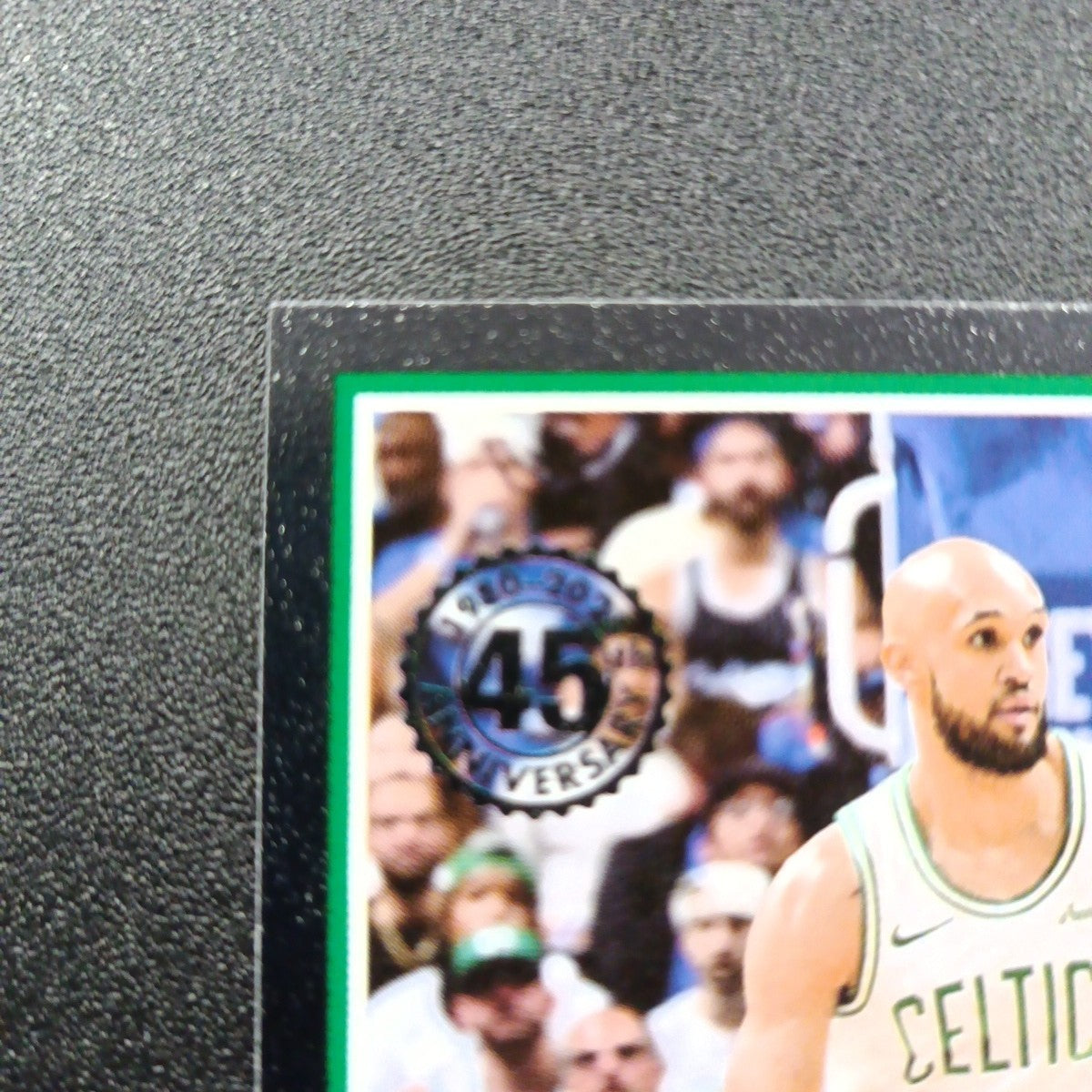 2025-26 Topps Basketball Card Derrick White Silver Foil 45th Anniversary