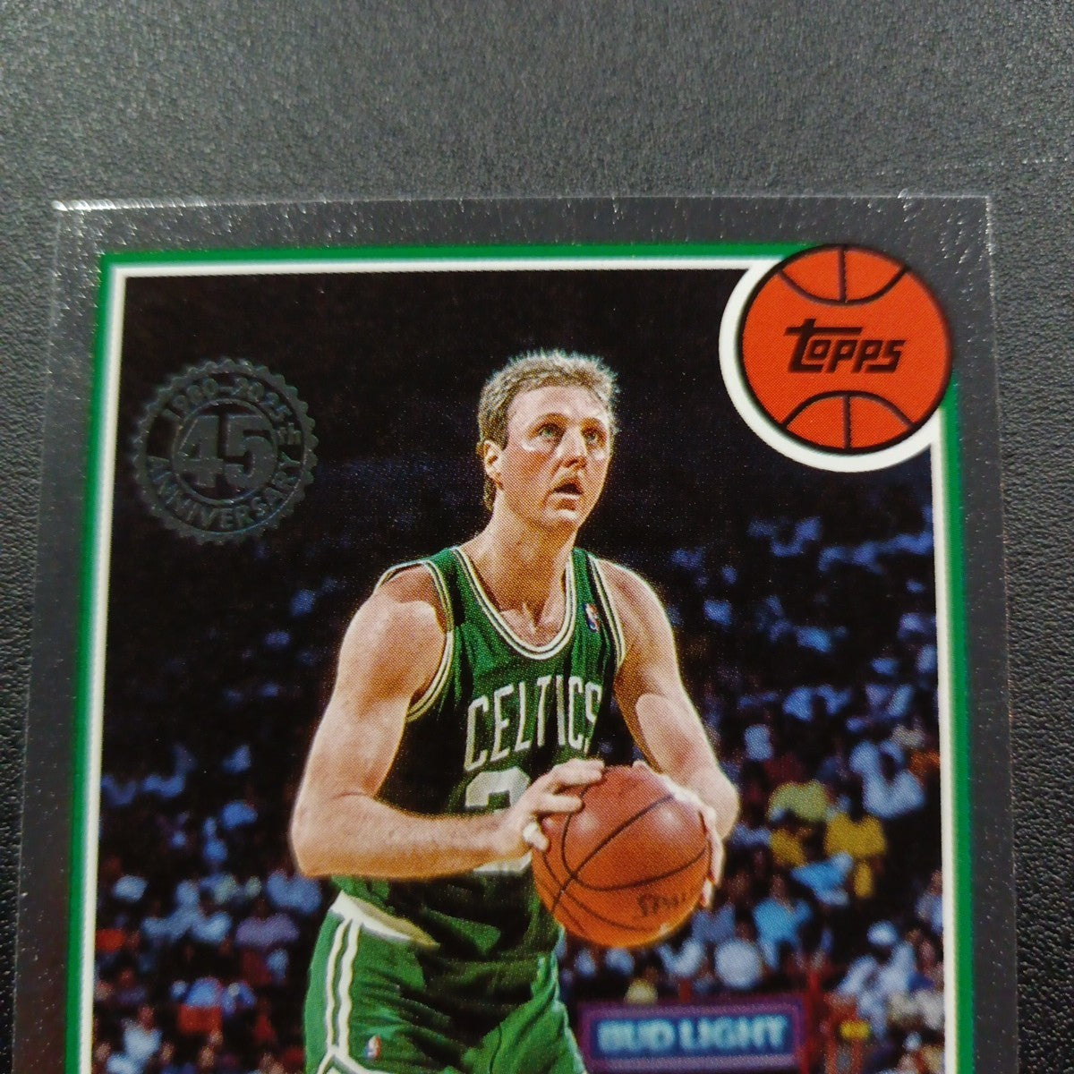 2025-26 Topps Basketball Card Larry Bird Silver Foil 45th Anniversary